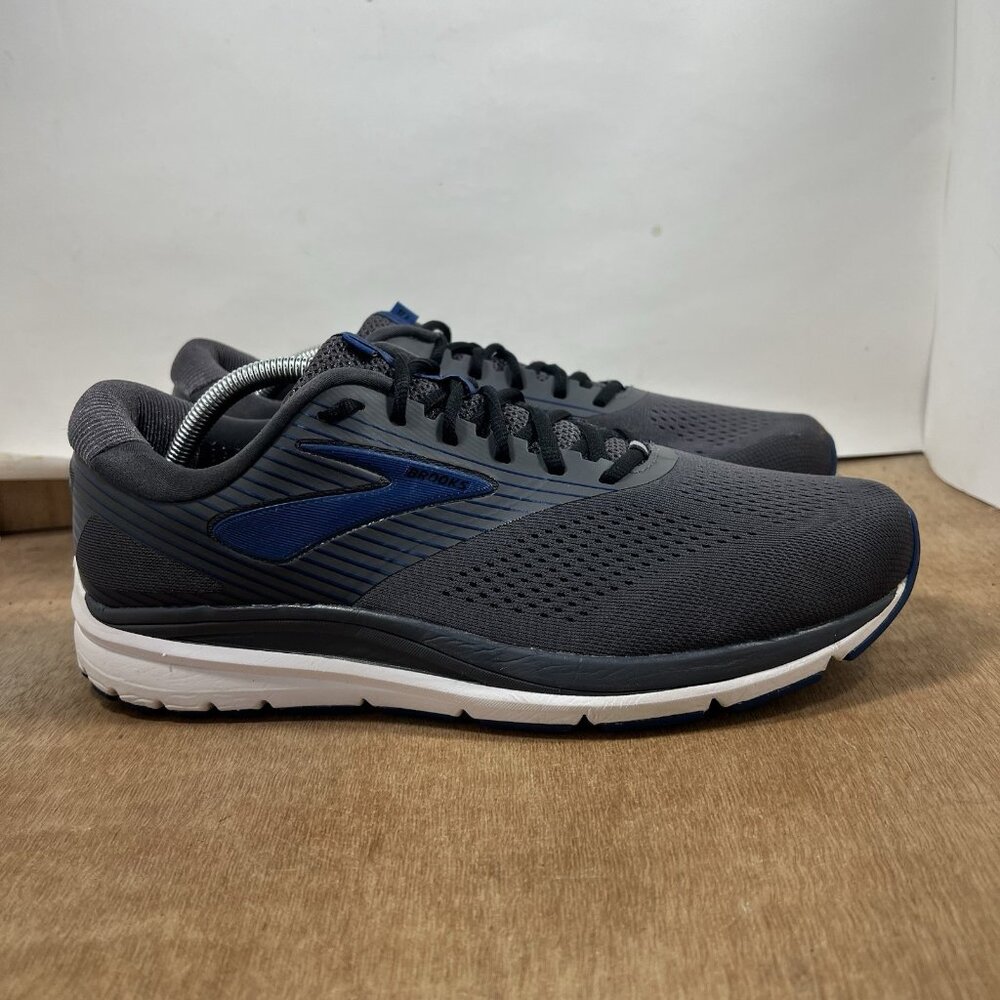 Brooks Addiction 14 Men Size 11 Gray Blue Walking Running Shoes